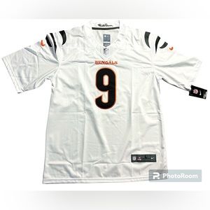 New Joe Burrow Cincinnati Bengals White Hot Men’s Jersey Size Large
